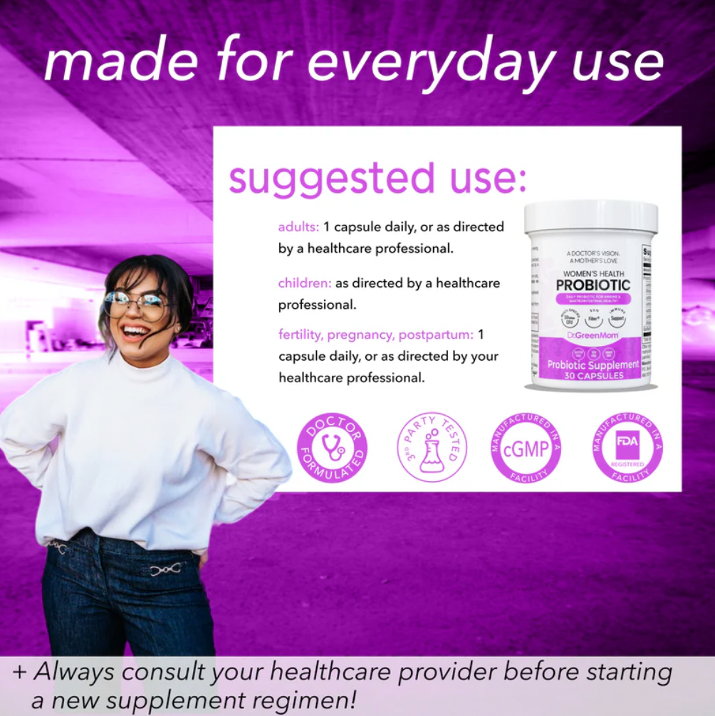 Women's Health Probiotic - Dr. Green Life